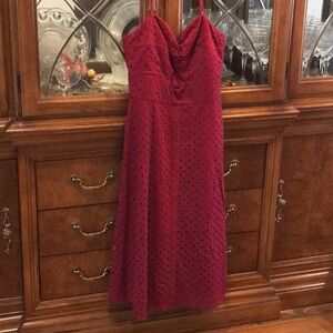 Eyelet dress, 8 NWT